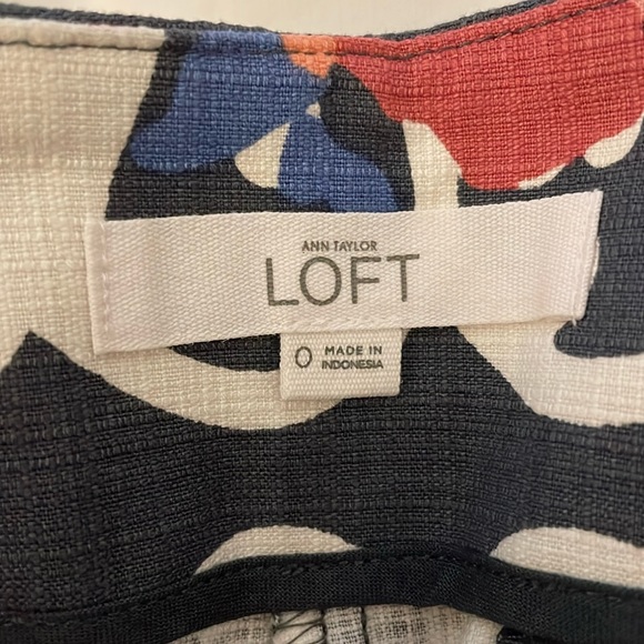 LOFT The Rivera Short Floral Size 0 - Picture 6 of 9